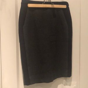 J Crew, navy and gray No. 2 pencil skirt, sz 0